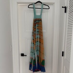 Anthropologie Colorful Striped Maxi Dress